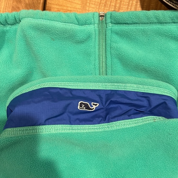 Vineyard Vines Mens Vest Fleece Full Zip Pockets Blue Size Xl - Picture 7 of 9